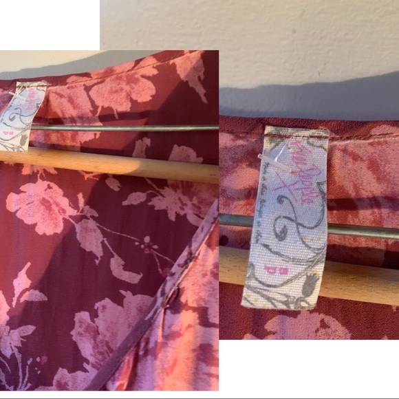 Free people pink floral print dress - Picture 3 of 4